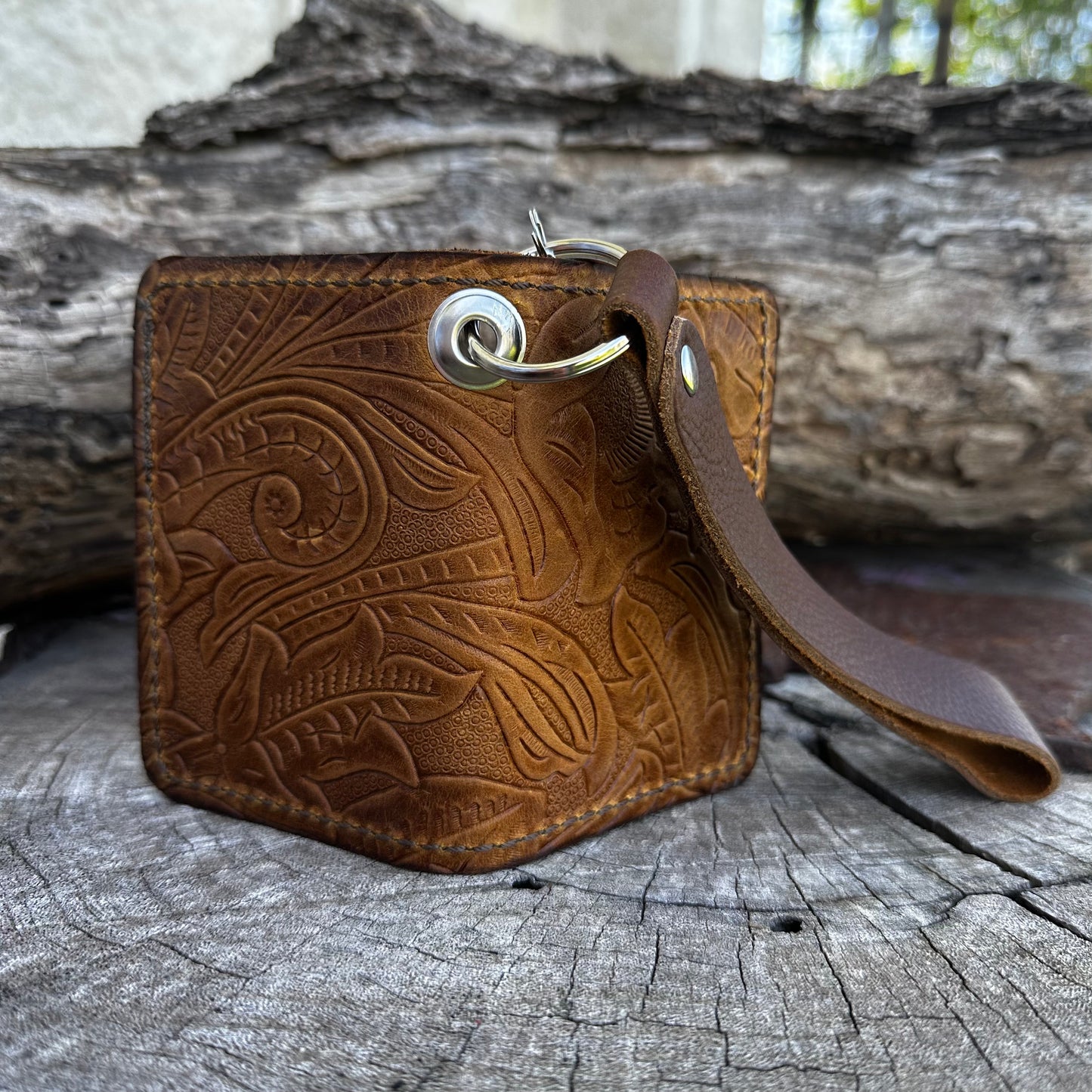 Mustard Floral Vane Wallet