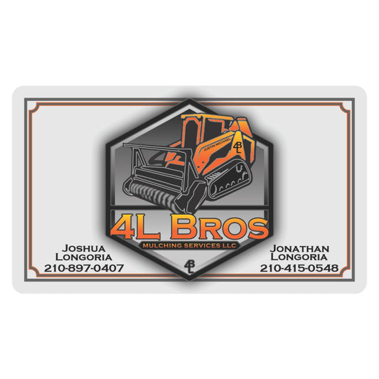 4L Mulching Bros Business Cards