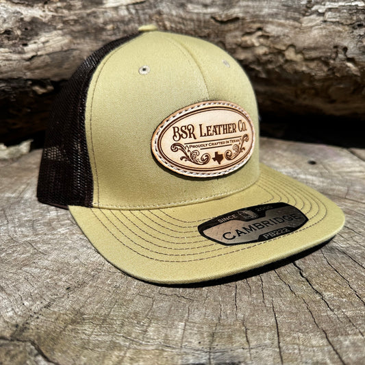 BSR Leather Oval- Khaki/Brown