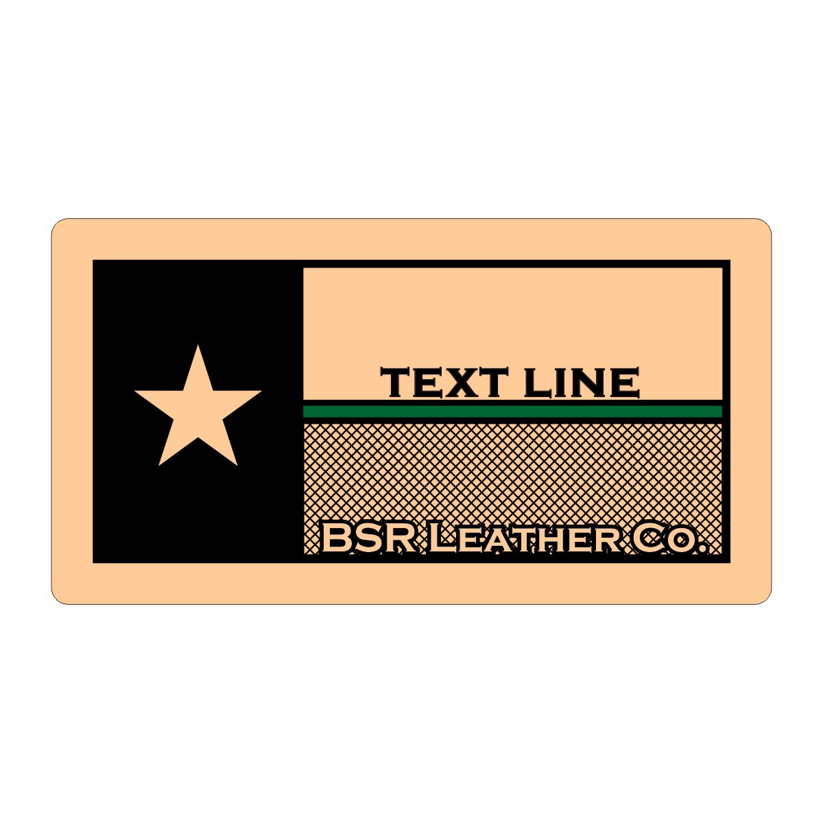 Personalized Texas Thin Green Line