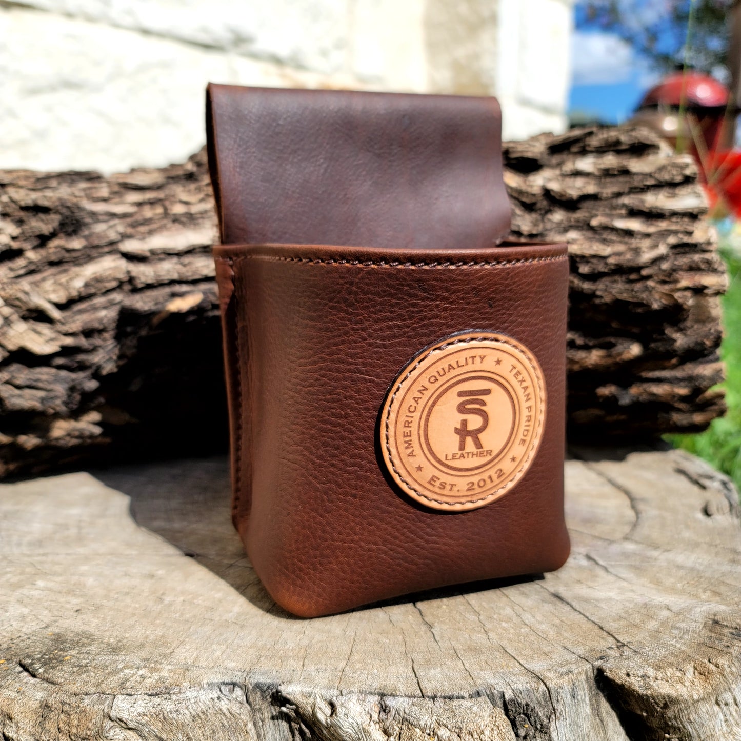 BSR Shell Pouch Seal Patch-Oiled Brown