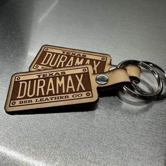 Duramax License Plate Keychain
